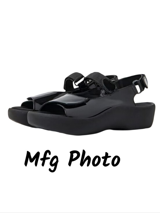 Woky Shoes - Woky Jewel Patent Sandals, Womens 36 EU (5.5 US)